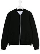 Kenzo Kids Logo Zip Up Sweater - Black