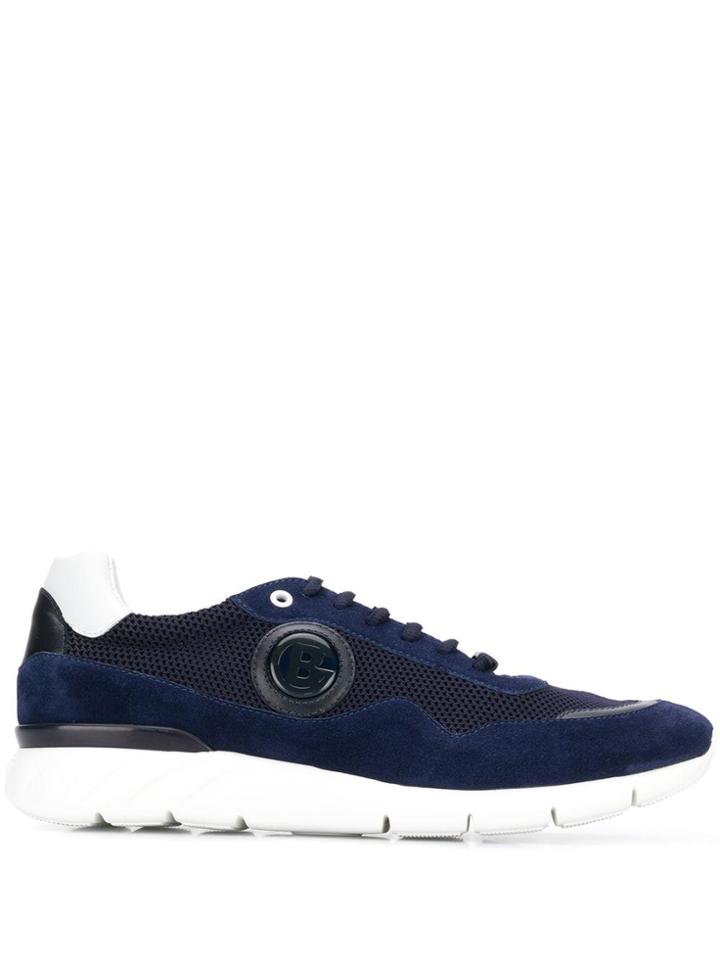 Baldinini Logo Patch Sneakers - Blue