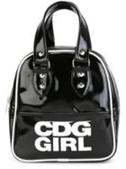 Comme Des Garçons Girl Logo Print Lacquer Tote Bag