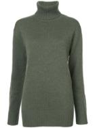 Chloé Funnel Neck Jumper - Green