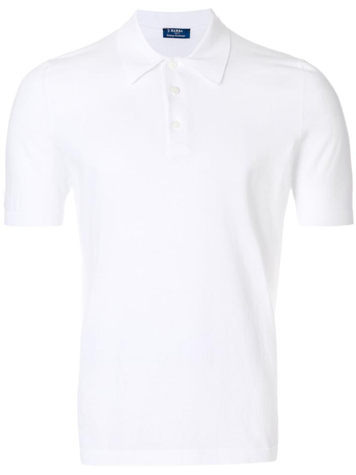 Barba Classic Polo Shirt - White