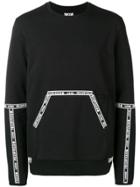 Philipp Plein Contrast Piped Sweater - Black