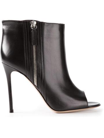 Gianvito Rossi Peep Toe Ankle Boots