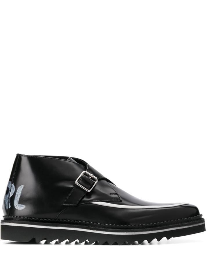 Karl Lagerfeld Mokassino Buckle Shoes - Black