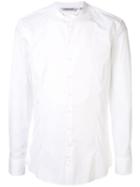 Neil Barrett Collarless Buttoned Shirt - White