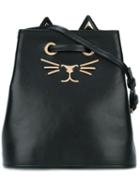 Charlotte Olympia 'feline' Bucket Bag, Women's, Black