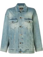 Roberto Cavalli Star Denim Jacket, Women's, Size: 38, Blue, Cotton/spandex/elastane