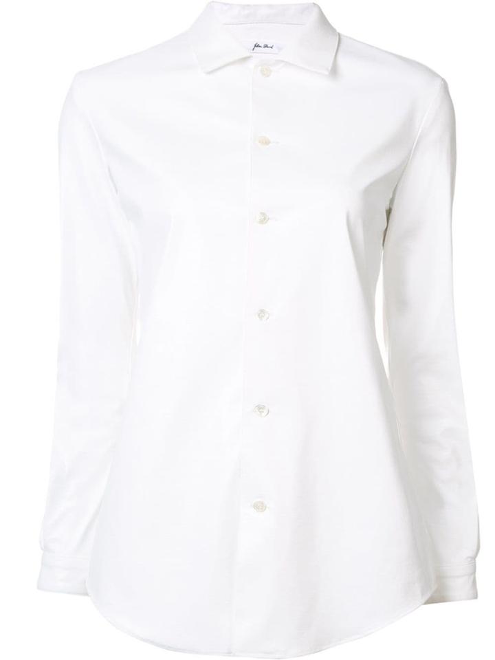 Julien David 'wrinkled Thin Bonded' Shirt - White