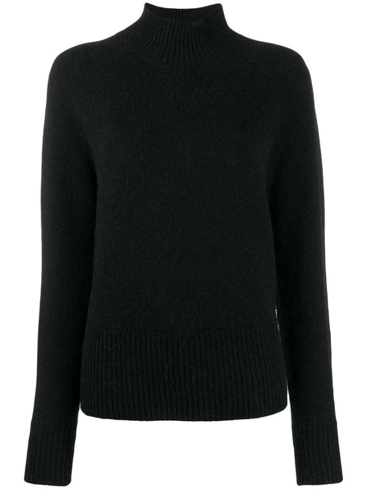 Erika Cavallini Turtle Neck Knit Sweater - Black