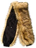 Filles A Papa Synthetic Fur Scarf - Neutrals