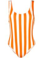 Solid & Striped Striped Swimsuit - Yellow & Orange