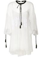 Philosophy Di Lorenzo Serafini Relaxed Fit Lace Dress - White