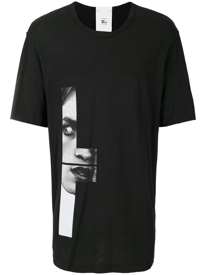 Lost & Found Rooms Face Printed T-shirt - Black