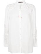 Roberto Cavalli Embroidered Shoulder Shirt - White