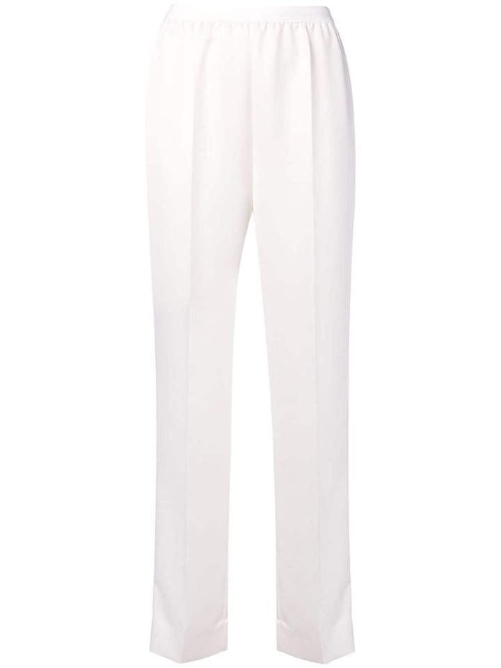 Maison Margiela High Waisted Trousers - White