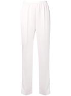 Maison Margiela High Waisted Trousers - White