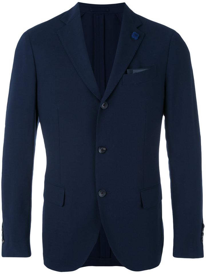 Lardini - Suit Jacket - Men - Cupro/viscose/wool - 48, Blue, Cupro/viscose/wool