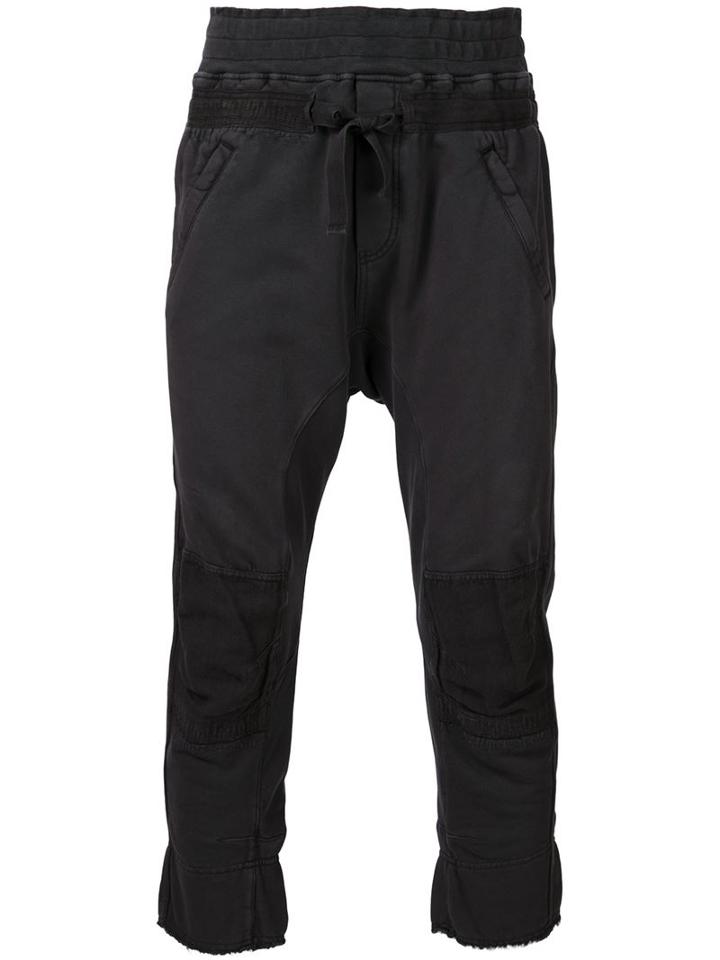Haider Ackermann - Panelled Track Pants - Men - Cotton/spandex/elastane - L, Grey, Cotton/spandex/elastane