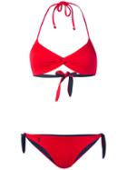 Polo Ralph Lauren - Halter Neck Bikini - Women - Nylon/spandex/elastane - M, Women's, Red, Nylon/spandex/elastane