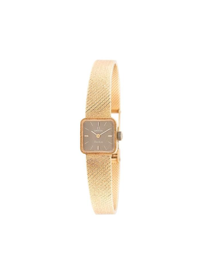 Omega Pre-owned Pre-owned Mini Square Face Watch - Gold