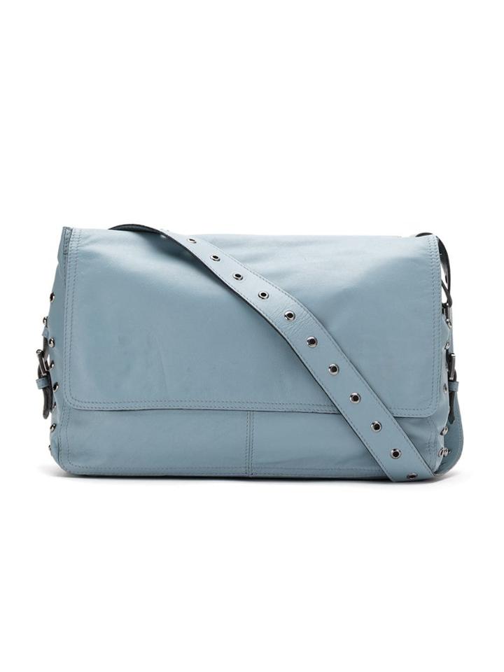 Mara Mac Embellished Leather Bag - Blue