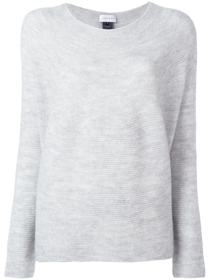 Christian Wijnants 'kabibe' Jumper, Women's, Size: Large, Grey, Wool/alpaca/acrylic