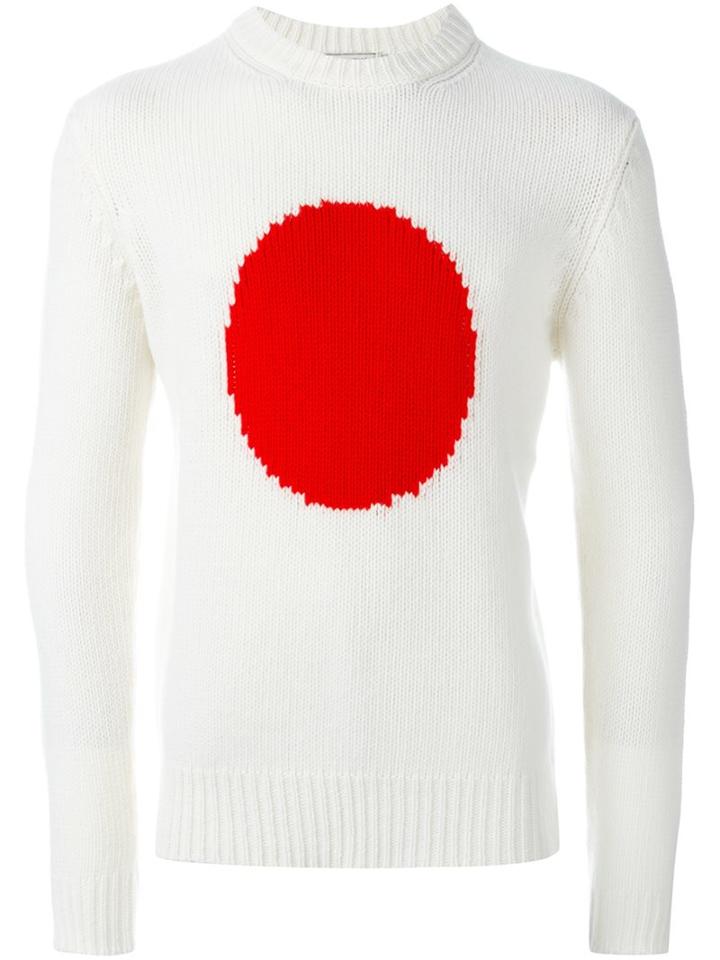 Maison Kitsuné Dot Intarsia Jumper