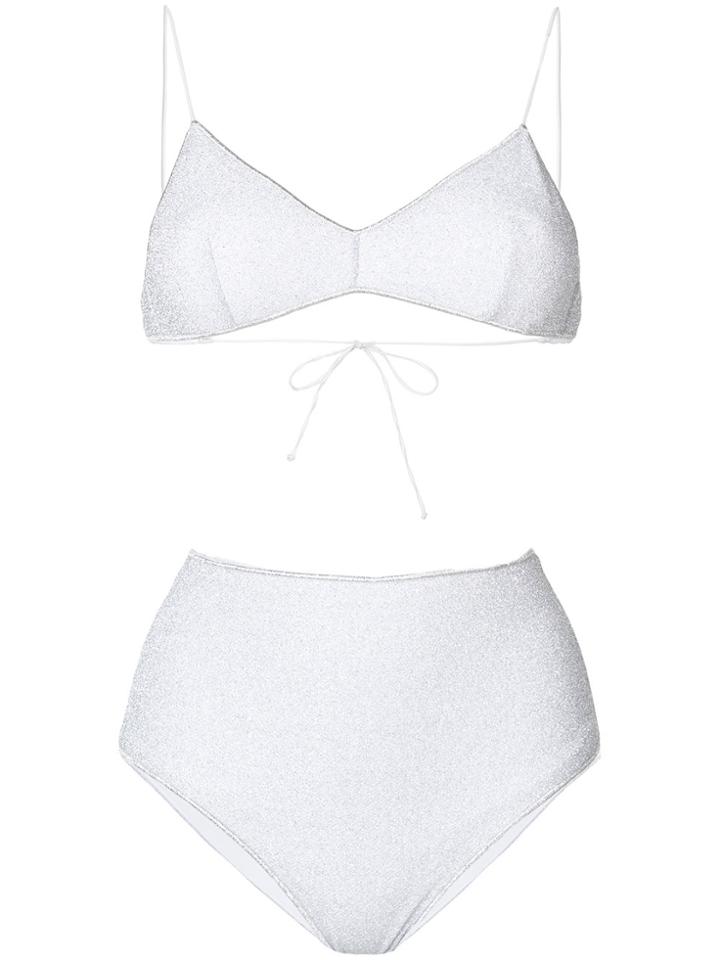 Oseree Two-piece Bikini - Metallic