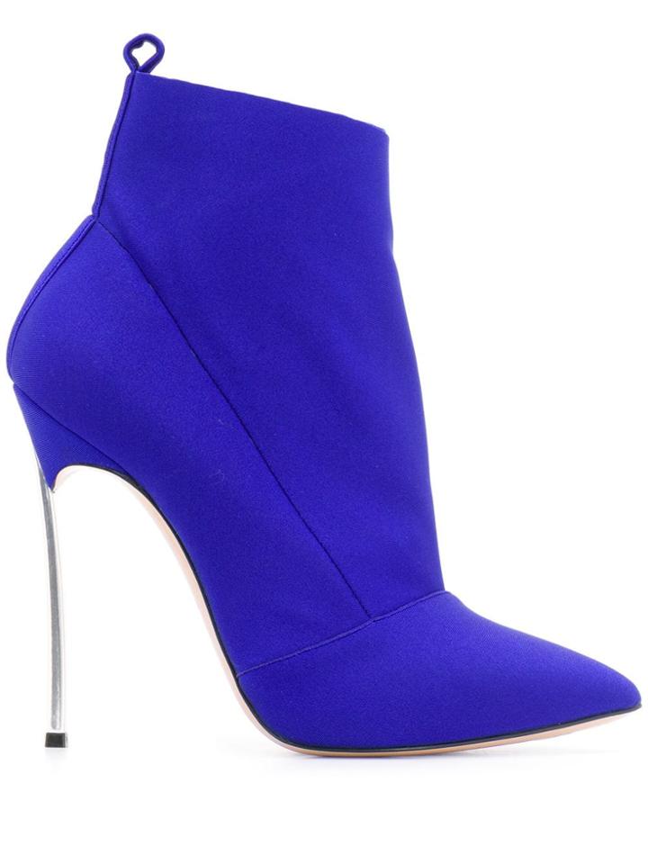 Casadei Blade Runway Boots - Blue