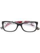 Dolce & Gabbana Kids Rectangular Frame Glasses, Black