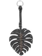 Valentino Valentino Garavani Rockstud Leaf Bag Charm - Black