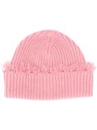 Alanui Ribbed Knit Hat - Pink