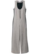 Racil Buttoned Wide Leg Jumpsuit - Black