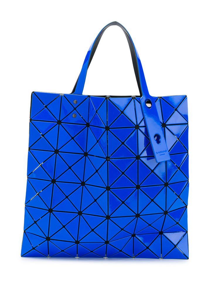 Bao Bao Issey Miyake Triangular Applique Tote Bag - Blue