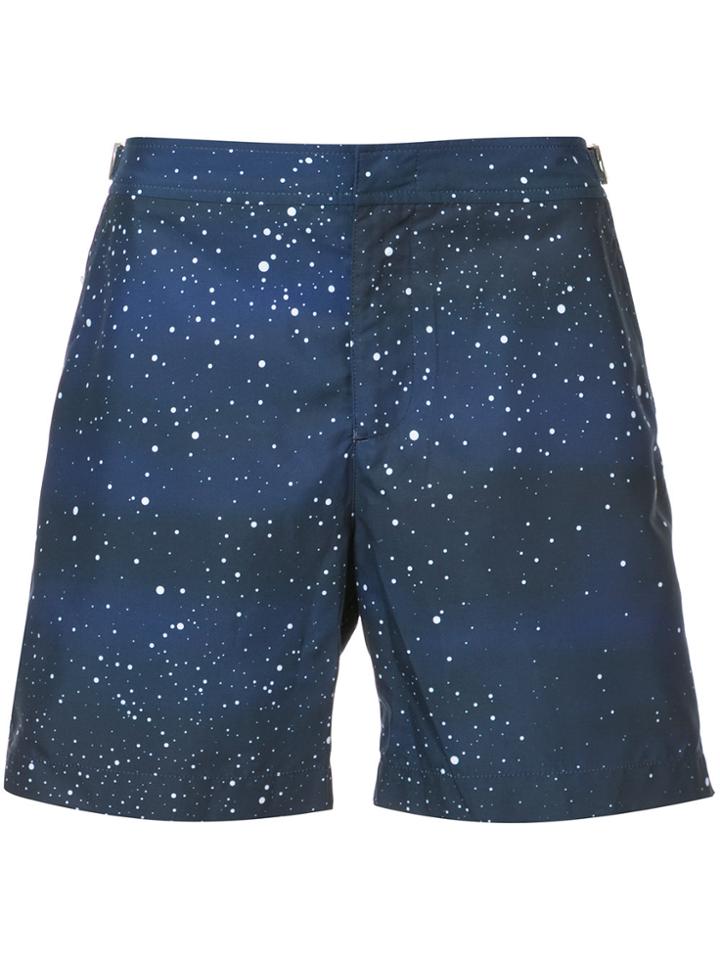 Orlebar Brown Printed Shorts - Blue
