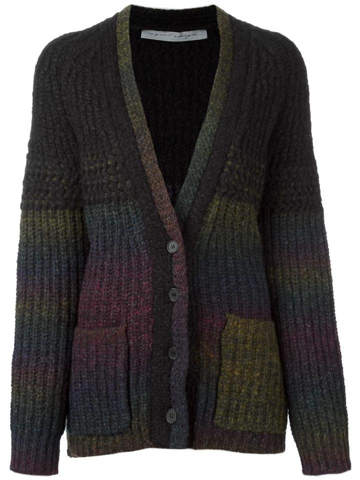 Raquel Allegra Striped Cardigan, Women's, Size: 2, Alpaca/nylon/virgin Wool
