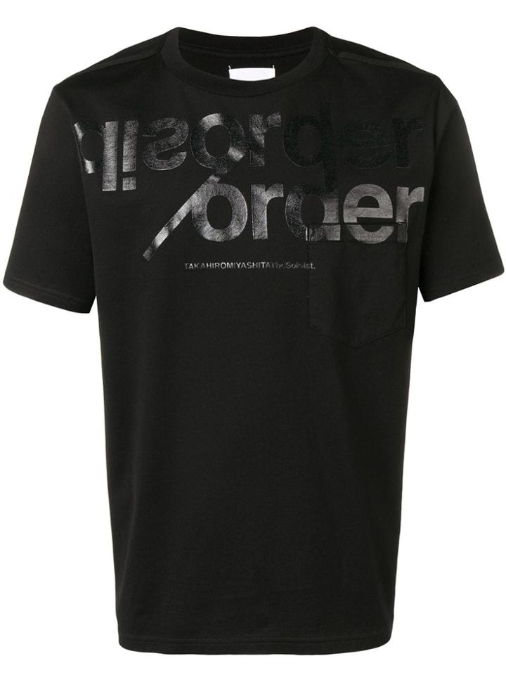 Takahiromiyashita The Soloist Disorder/order T-shirt - Black
