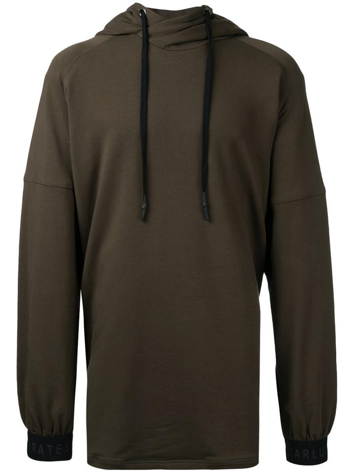 Strateas Carlucci - Oversized Hoodie - Men - Cotton - S, Green, Cotton