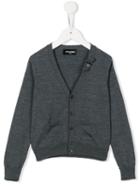 Dsquared2 Kids V-neck Cardigan, Girl's, Size: 12 Yrs, Grey