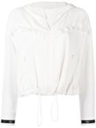 Twin-set Ruffled Bomber Jacket - White