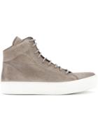 The Last Conspiracy Lace-up Hi Tops - Grey