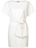 Alice+olivia Tie Waist Dress - White