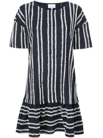 Kinly Striped Babydoll Dress - Blue
