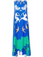 Vivetta A-line Maxi Dress - Blue