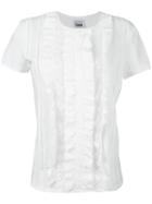 Twin-set Eyelet Lace T-shirt, Women's, Size: Small, White, Cotton