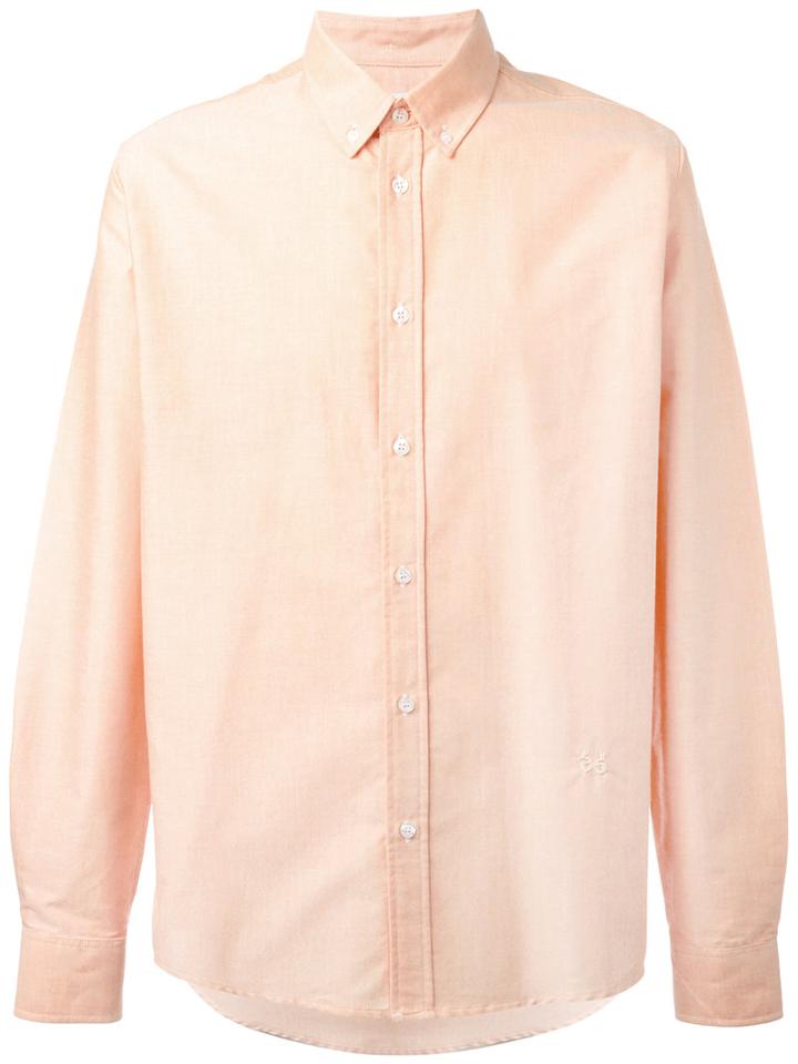 Soulland Goldsmith Shirt, Men's, Size: Large, Yellow/orange, Cotton