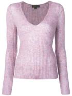 Rag & Bone Donna V-neck Jumper - Purple