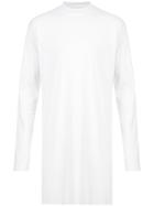 Y-3 High Collar Long Sleeve T-shirt - White