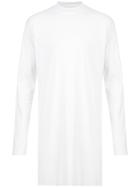 Y-3 High Collar Long Sleeve T-shirt - White