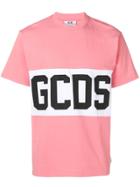 Gcds Loose-fit Logo T-shirt - Pink